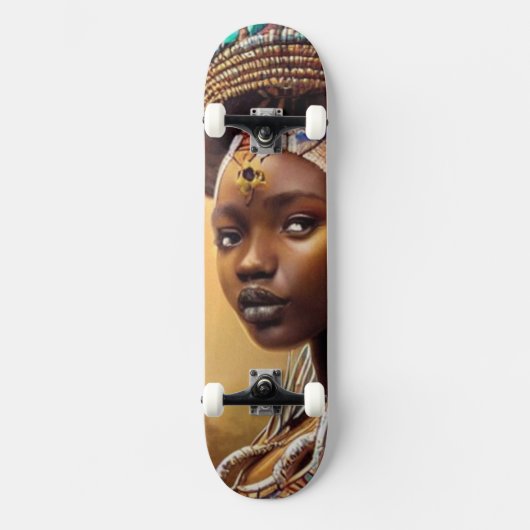 Afrikaanse koningin- persoonlijk skateboard (Voorkant)