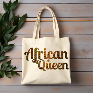 Afrikaanse Koningin Schoudertas — Cadeau voor Haar Tote Bag
