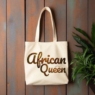 Afrikaanse Koningin Schoudertas — Cadeau voor Haar Tote Bag