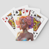 Afrikaanse koningin speelkaarten (Achterkant)