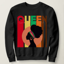 Afrikaanse koningin sweatshirt voor vrouwen