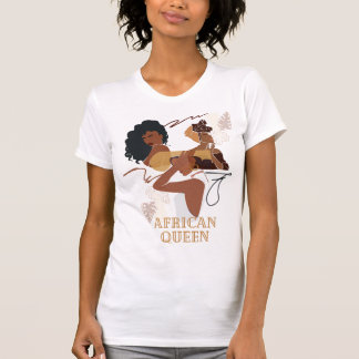 Afrikaanse koningin T-shirt