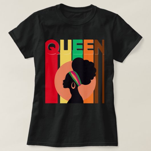 Afrikaanse koningin T-shirt voor vrouwen (Design voorkant)