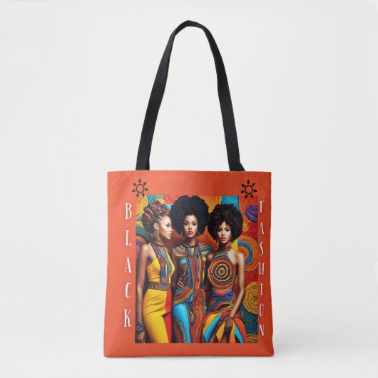 Afrikaanse koningin tote bag (Voorkant)