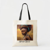 Afrikaanse koningin- tote bag (Voorkant)