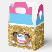 Afrikaanse koninklijke geslacht onthullen gouden g bedankdoosjes (Geopend)