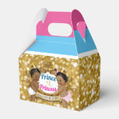 Afrikaanse koninklijke geslacht onthullen gouden g bedankdoosjes (Voorkant Zijde)