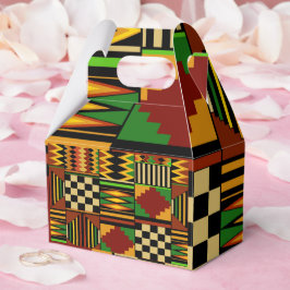 Afrikaanse Koninklijke Kente Stof  Bedankdoosjes