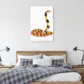 Afrikaanse koraalslang (Aspidelaps lubricus) Canvas Afdruk (Insitu (Slaapkamer))