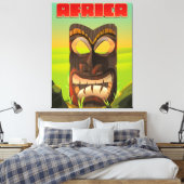 Afrikaanse kroonkop canvas afdruk (Insitu (Slaapkamer))