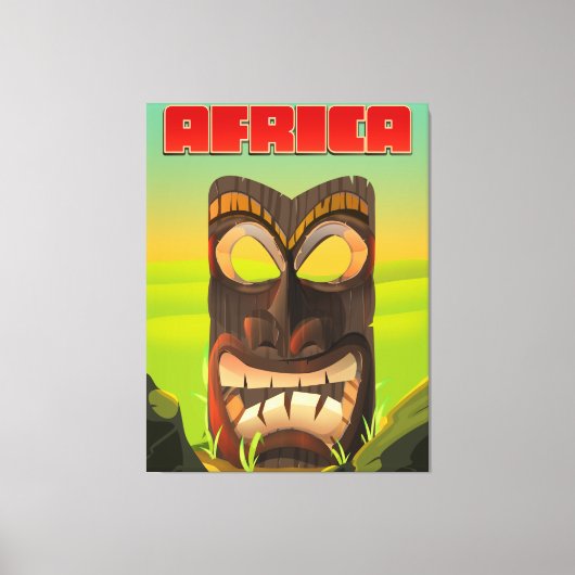 Afrikaanse kroonkop canvas afdruk (Voorkant)