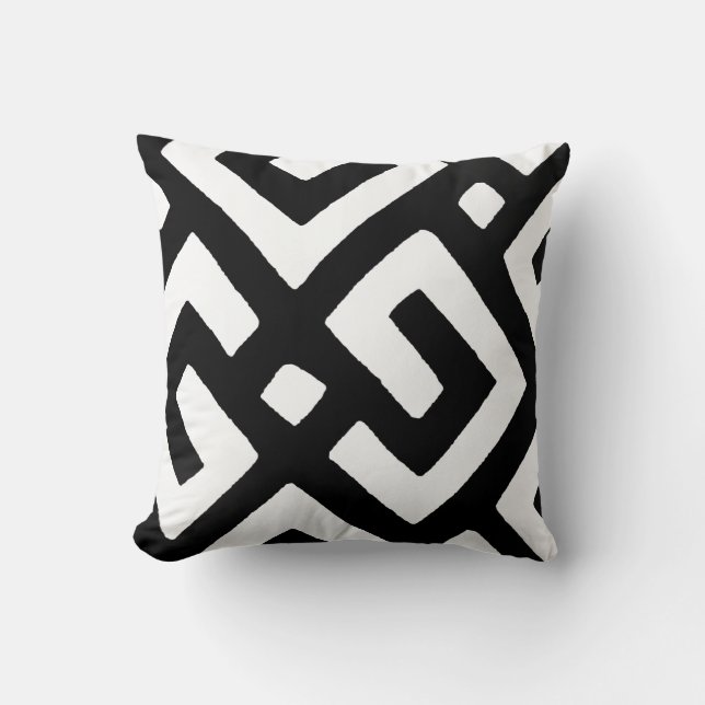 Afrikaanse Kuba Cloth 2 Kussen (Voorkant)