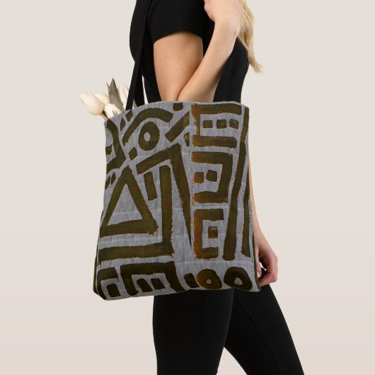 Afrikaanse Kuba Cloth Tote Bag (Dichtbij)