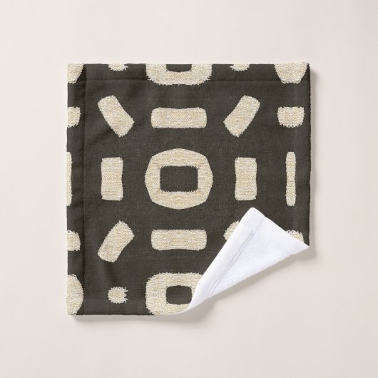 Afrikaanse Kuba Mud cloth Bad Handdoek (Wasdoekje)