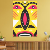 Afrikaanse Kuba-stam Canvas Afdruk (Insitu (Woonkamer))