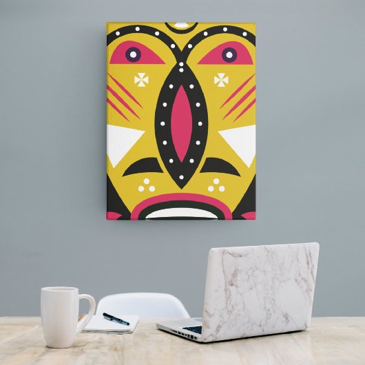 Afrikaanse Kuba-stam Canvas Afdruk