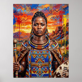 Afrikaanse Kunst Afrocentrische Poster