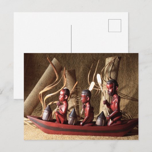 Afrikaanse kunst briefkaart (Voorkant / Achterkant)