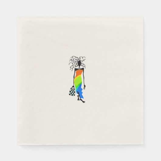 Afrikaanse kunst, de kunst van de Mode Servet (Voorkant)