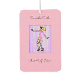 Afrikaanse kunst Elegant en stijlvol meisje Luchtverfrisser