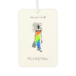 Afrikaanse kunst, elegante en stijlvolle Mode dame Luchtverfrisser