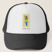 Afrikaanse kunst, elegante en stijlvolle vrouw trucker pet (Voorkant)