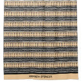 Afrikaanse kunst, etnisch patroon douchegordijn (Voorkant)