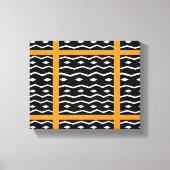 Afrikaanse kunst, Etnisch Sinaasappel Canvas Afdruk (Voorkant)