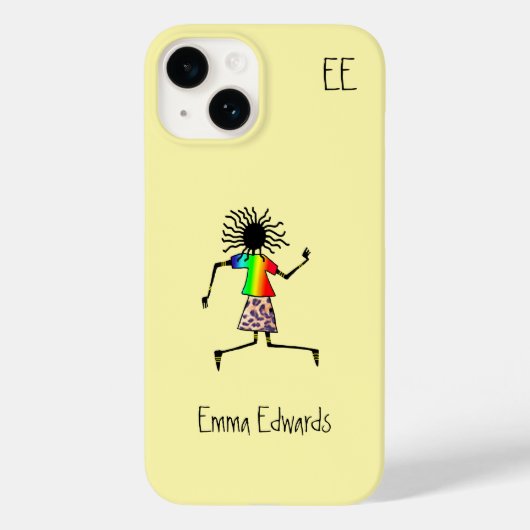 Afrikaanse kunst, geluksmuziek Case-Mate iPhone case (Achterkant)