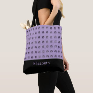 Afrikaanse kunst, gepersonaliseerd, Paarse viering Tote Bag