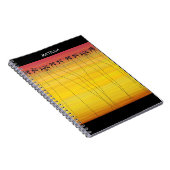 Afrikaanse kunst, gepersonaliseerde tropische vibe notitieboek (Rechterzijde)