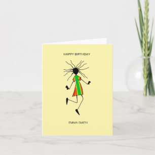 Afrikaanse kunst, Geweldige Happy Dance Verjaardag Kaart