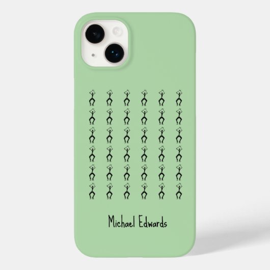 Afrikaanse kunst, geweldige silhouet dansers Patro Case-Mate iPhone Case (Achterkant)