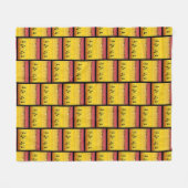 Afrikaanse kunst, Geweldige tropische zonsondergan Fleece Deken (Voorkant (Horizontaal))