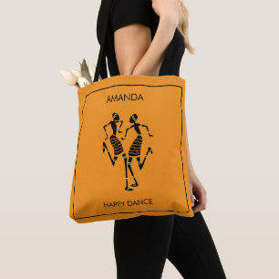 Afrikaanse kunst, 'Happy Dance' Tote Bag