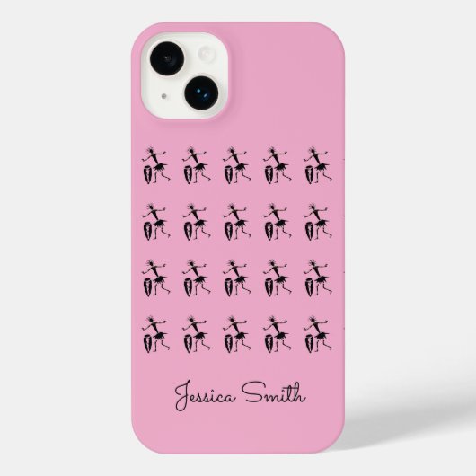 Afrikaanse kunst, Inspirerend dans iPhone Hoesje (Achterkant)