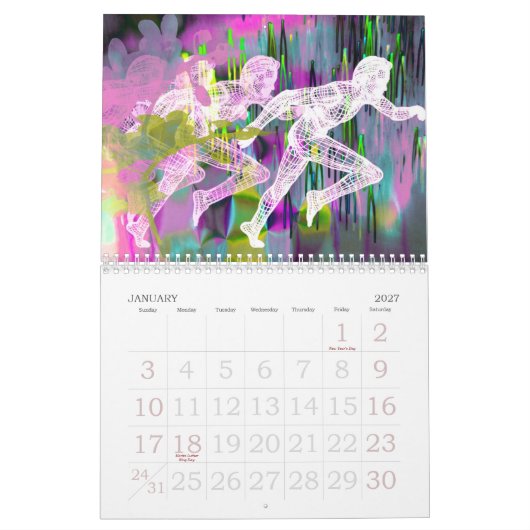 Afrikaanse kunst kalender (Jan 2027)