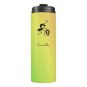 Afrikaanse kunst, kleurrijke, Geweldige Silhouette Thermosbeker