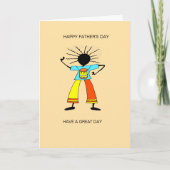 Afrikaanse kunst, Master Drummer Vaderdag Kaart (Voorkant)