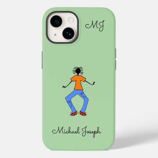 Afrikaanse kunst, meesterdanser Case-Mate iPhone case (Achterkant)