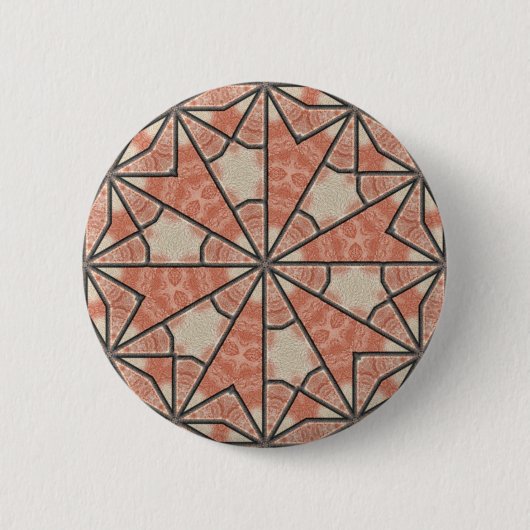 Afrikaanse kunst ronde button 5,7 cm (Voorkant)