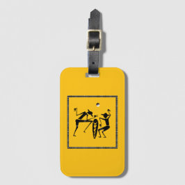 Afrikaanse kunst, Schattigee en grappige maanlicht Bagagelabel