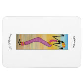 Afrikaanse kunst Schattigee en stijlvolle meisje v Magneet (Horizontaal)