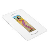 Afrikaanse kunst Schattigee en stijlvolle meisje v Magneet (Rechterzijde)