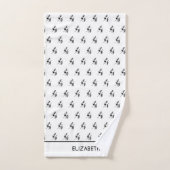 Afrikaanse kunst, Schattigee Inspirerend danser Bad Handdoek (Handdoek)