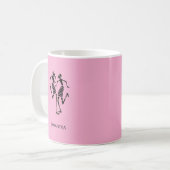 Afrikaanse kunst, Schattigee Silhouette Dancers Si Koffiemok (Voorkant links)