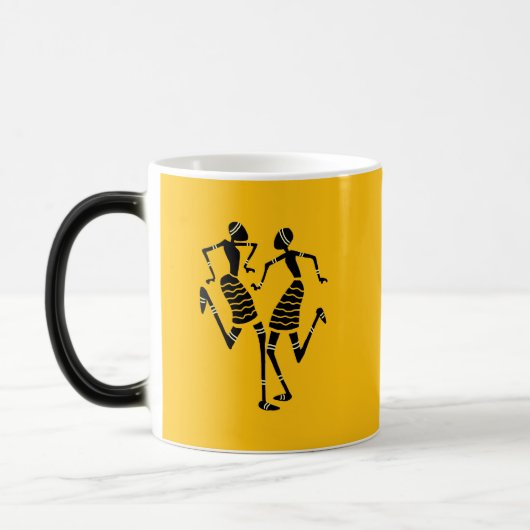 Afrikaanse kunst, Silhouette Celebration Dance Mok (Links)