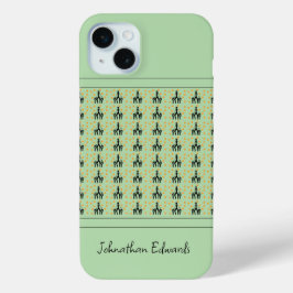 Afrikaanse kunst. Silhouette Viering iPhone 15 Mini Hoesje