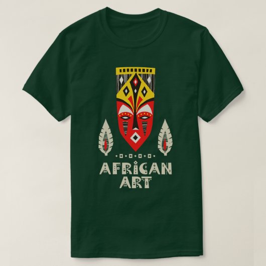 Afrikaanse kunst t-shirt (Design voorkant)