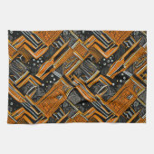 Afrikaanse kunst theedoek (Horizontaal)